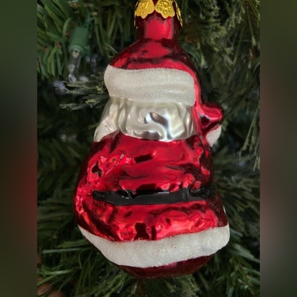 Hand Crafted 4” Santa Claus Christmas Tree Ornament Made In Poland Hand Painted - Picture 6 of 9